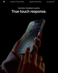 AGL07929 - iPhone 17 Pro / 17 GLAS.tR EZ Fit Privacy showing the seamless feedback quality with true touch response.