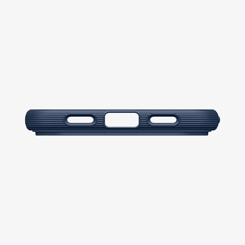ACS09710 - Pixel 10 Pixel 10 Pro in midnight blue showing the bottom of case
