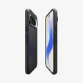ACS09699 - Pixel 10, Pixel 10 Pro Thin Fit (MagFit) in black showing the sides, partial front and back