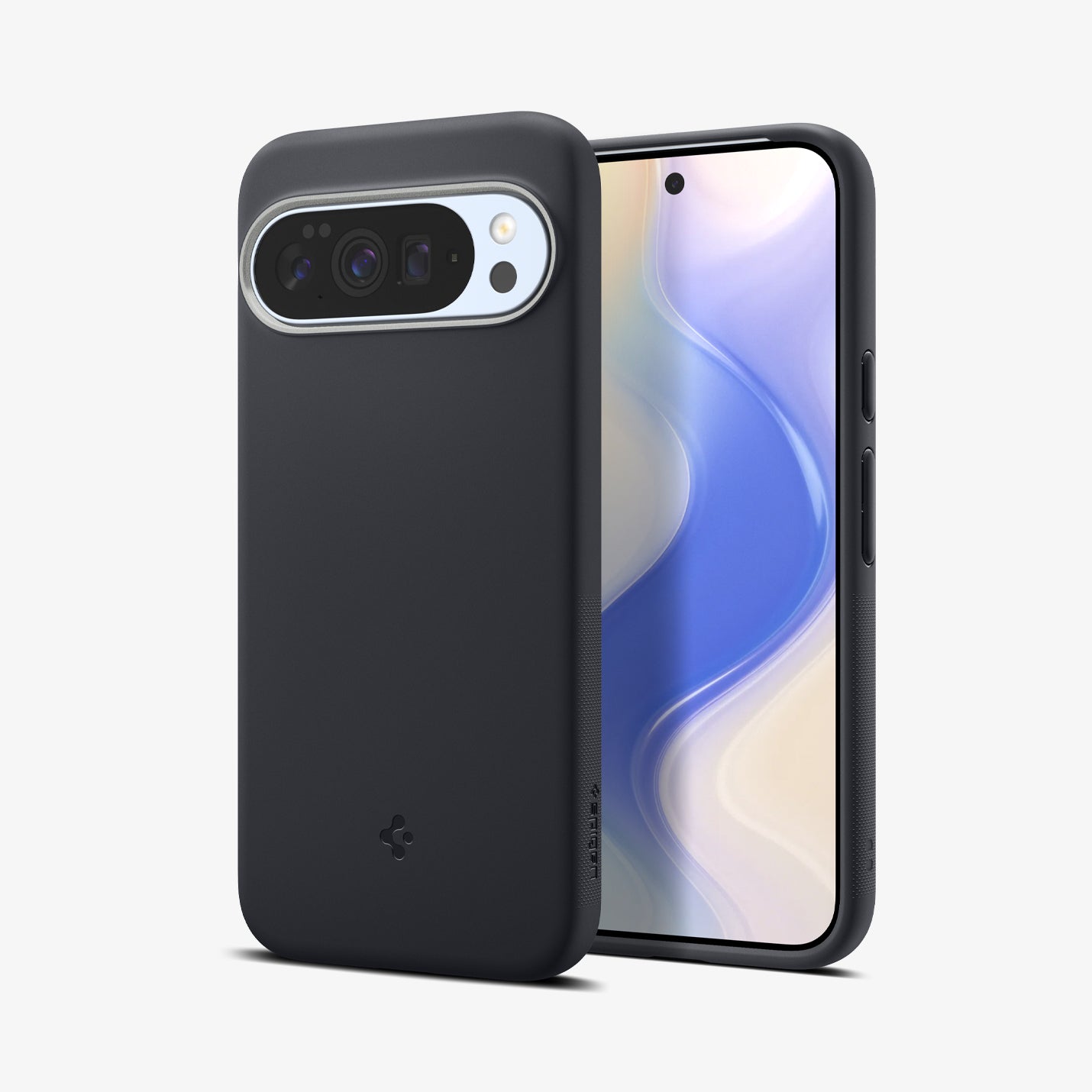 ACS09736 - Pixel 10 Pro XL Case Nano Pop (MagFit) in black sesame showing the back and front