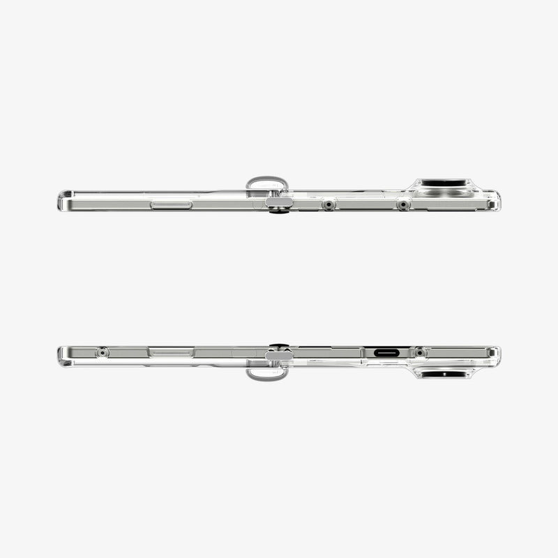 ACS09546 - Galaxy Z Fold 7 Ultra Hybrid Pro (MagFit) showing the top and bottom of 2 devices fully open facing each other