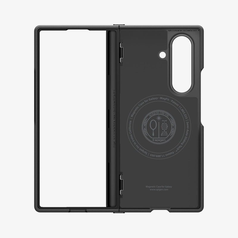 ACS09552 - Galaxy Z Fold 7 - Slim Armor Pro (MagFit) in metal slate showing front and back