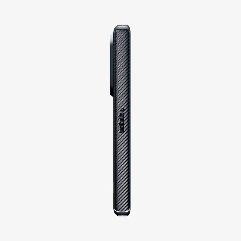 ACS09552 - Galaxy Z Fold 7 - Slim Armor Pro (MagFit) in metal slate showing the side folded with volume buttons