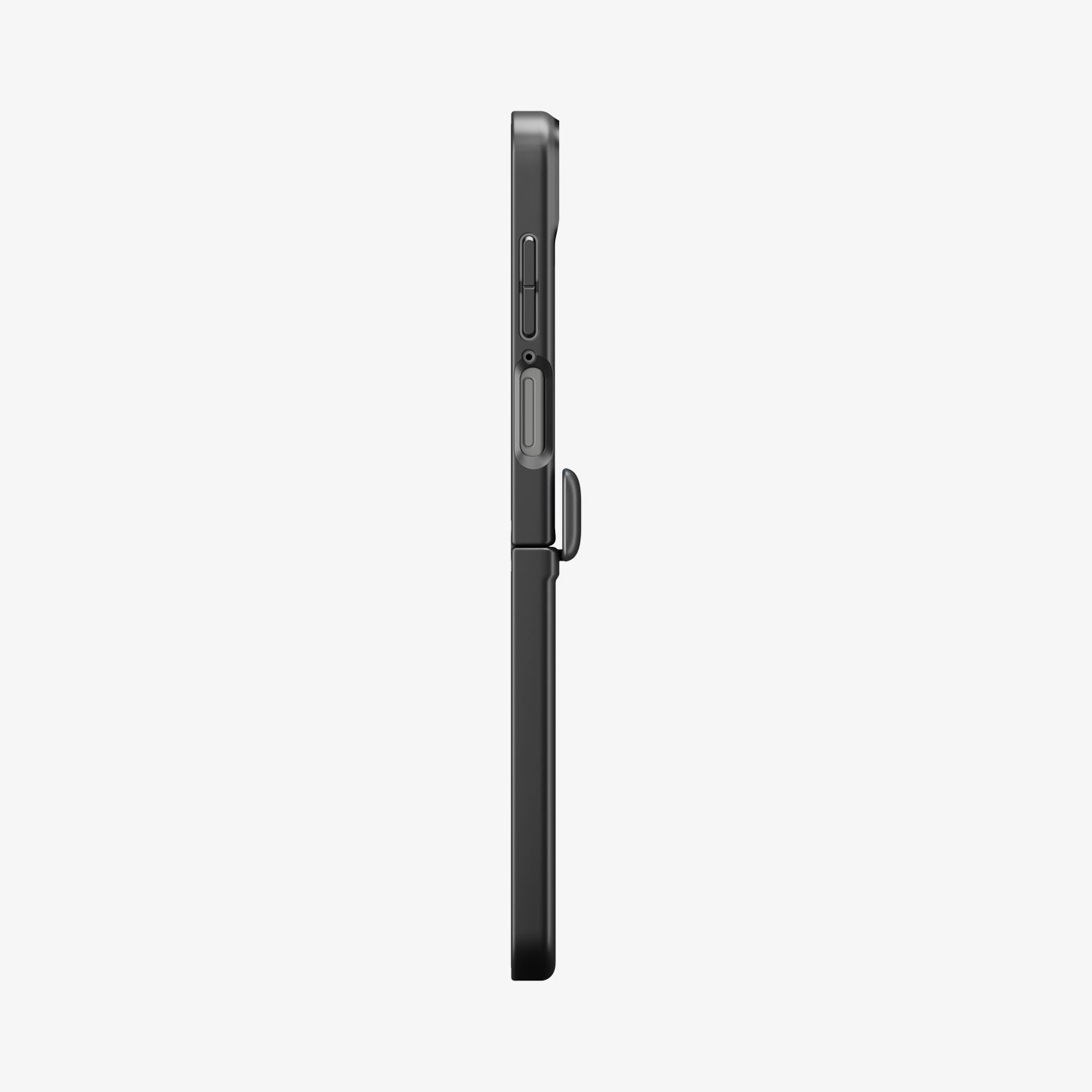 ACS09768 - Galaxy Z Flip 7 Case Air Fit Pro (MagFit) in black showing the side