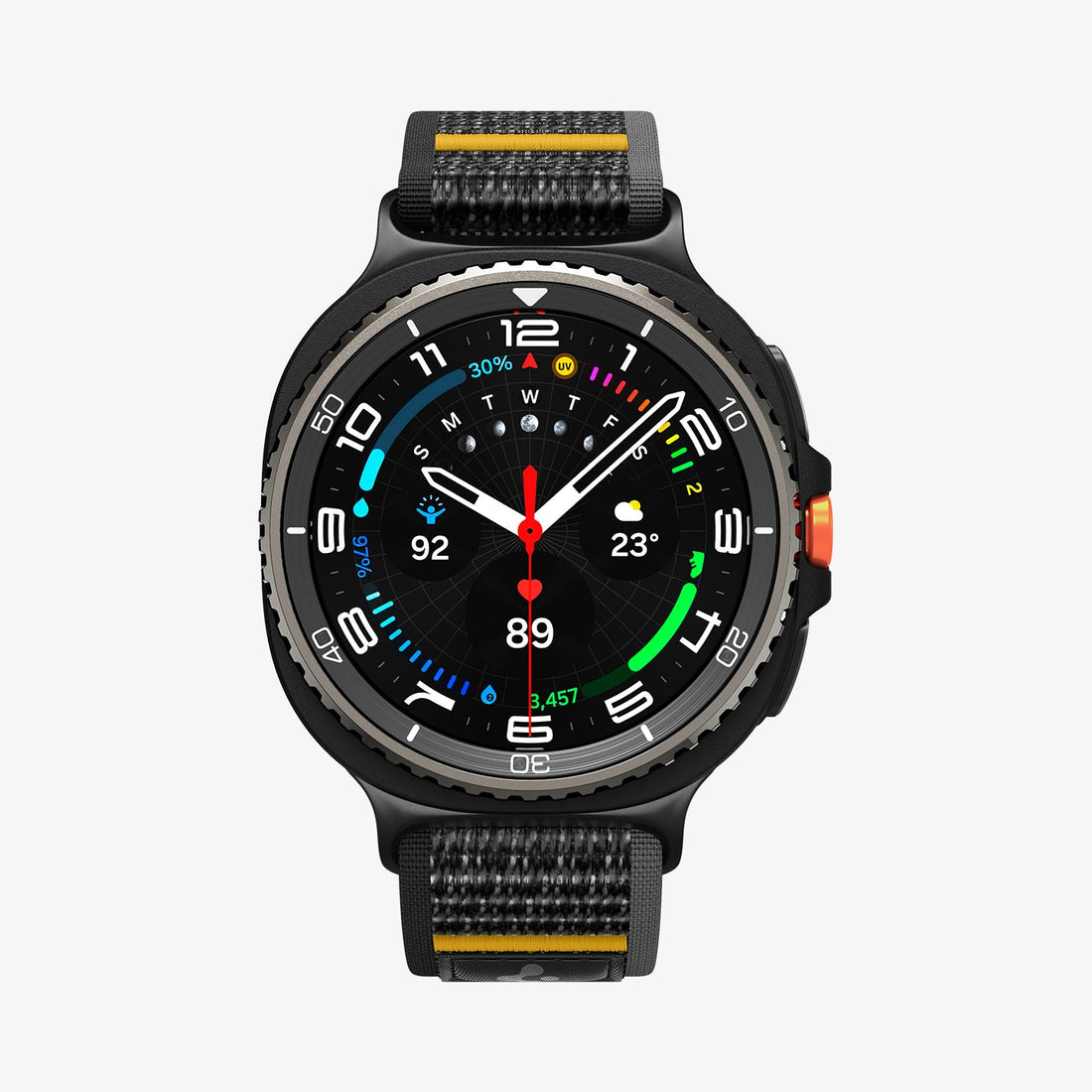 Spigen Athlex Air for Galaxy Watch 8 Strap 40mm, 44mm, Watch 8 Classic 46mm Strap Band - Active Black