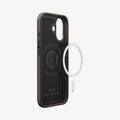 ACS09971 - iPhone 17 Thin Fit (MagFit) in Gunmetal showing inside with magfit magnet