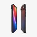ACS09916 - iPhone 17 Air Thin Fit (MagFit) in Black showing the partial back, partial front, and sides