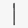 ACS05037 - iPhone 14 Case Liquid Air in matte black showing the side with volume controls