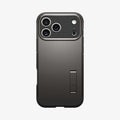 ACS09898 - iPhone 17 Pro Max Case Tough Armor T AI (MagFit) in gunmetal showing the back