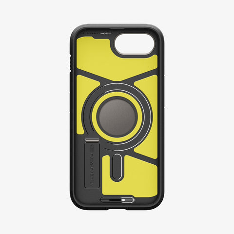 ACS09136 - iPhone 16e Case Tough Armor AI (MagFit) in Gunmetal showing the inner