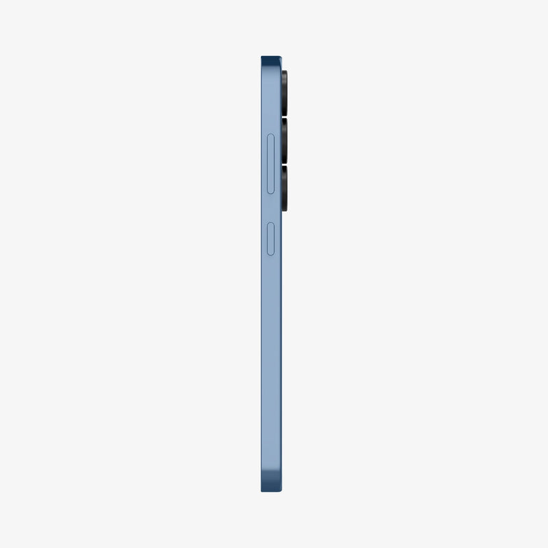 AGL09086 - Galaxy S25 Plus Optik Pro EZ Fit Lens Protector in Black showing the side