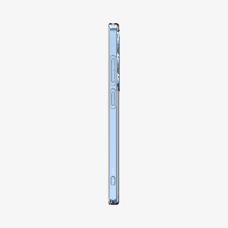 ACS08948 - Galaxy S25 Ultra Case Liquid Crystal in Crystal Clear showing the side