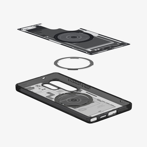 Galaxy S25 Series - Ultra Hybrid Zero One (MagFit + Qi2 Ready) Back Case Cover