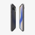 ACS09720 - Pixel 10 Pro XL Case Liquid Air (MagFit) in marble gray showing the sides, partial front and back