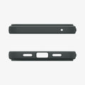 ACS09696 - Pixel 10 Pro Case Liquid Air (MagFit) in abyss green showing the top and bottom of case