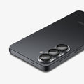 AGL11094 - Galaxy S26 Optik EZ Fit Lens Pro Protector showing the partial back, partial top and side with lens screen protector installed