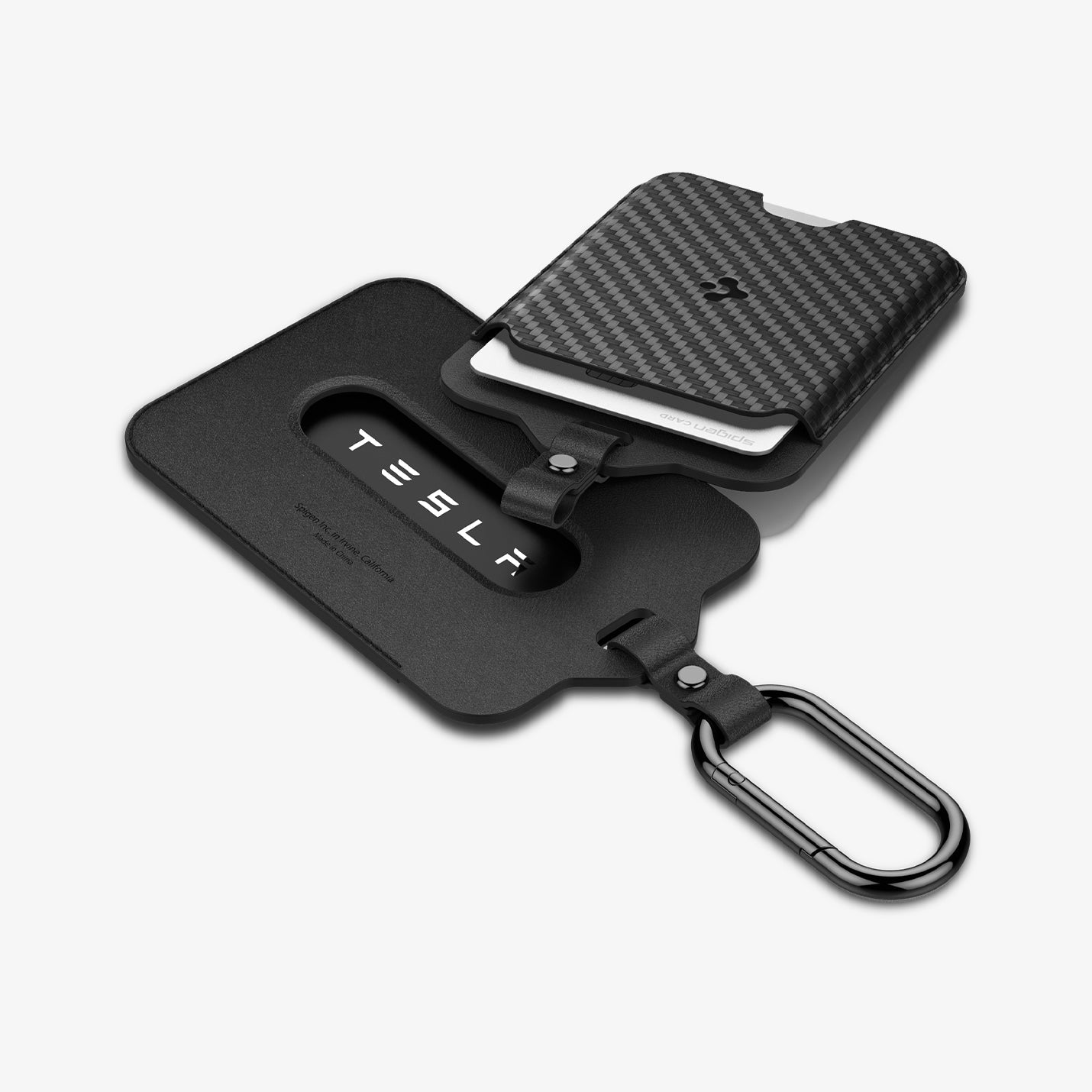 ACP08794 - Tesla AirFit Key Card Holder 2-pack | TO245 showing the front and back