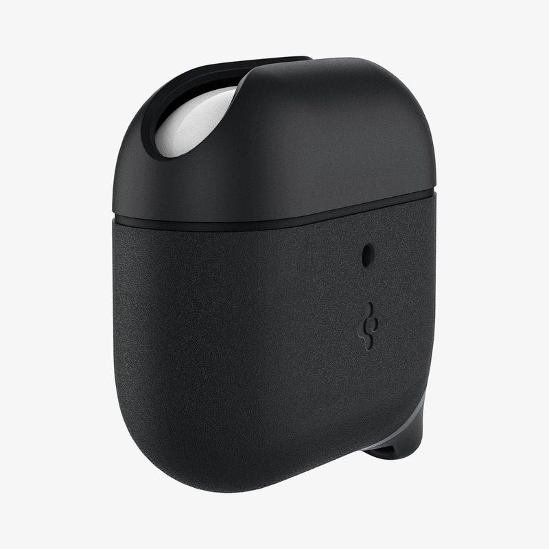 ASD01990 - Apple AirPods 3 Case Slim Armor IP in black showing the front and side