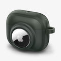 ACS04393 - Apple AirPods 3 Case Tag Armor Duo in military green showing the front and side