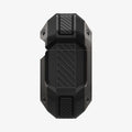 ASD01989 - Apple AirPods 3 Case Tough Armor in gunmetal showing the side