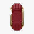 ASD02997 - Apple AirPods 3 Case Tough Armor in metallic gold showing the side