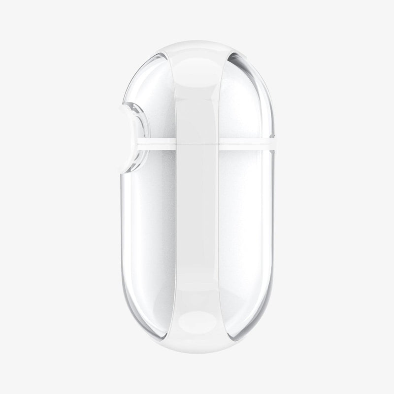 ASD01983 - Apple AirPods 3 Case Ultra Hybrid in jet white showing the side