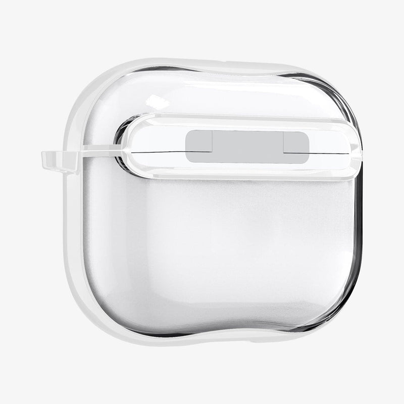 ASD01983 - Apple AirPods 3 Case Ultra Hybrid in jet white showing the back and side