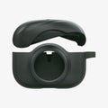 ACS04391 - Apple AirPods Pro Case Tag Armor Duo in military green showing the top bending and hovering above the bottom of case