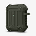 074CS26499 - Apple AirPods 1 / 2 Case Tough Armor in military green showing the front and side
