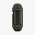 074CS26499 - Apple AirPods 1 / 2 Case Tough Armor in military green showing the side