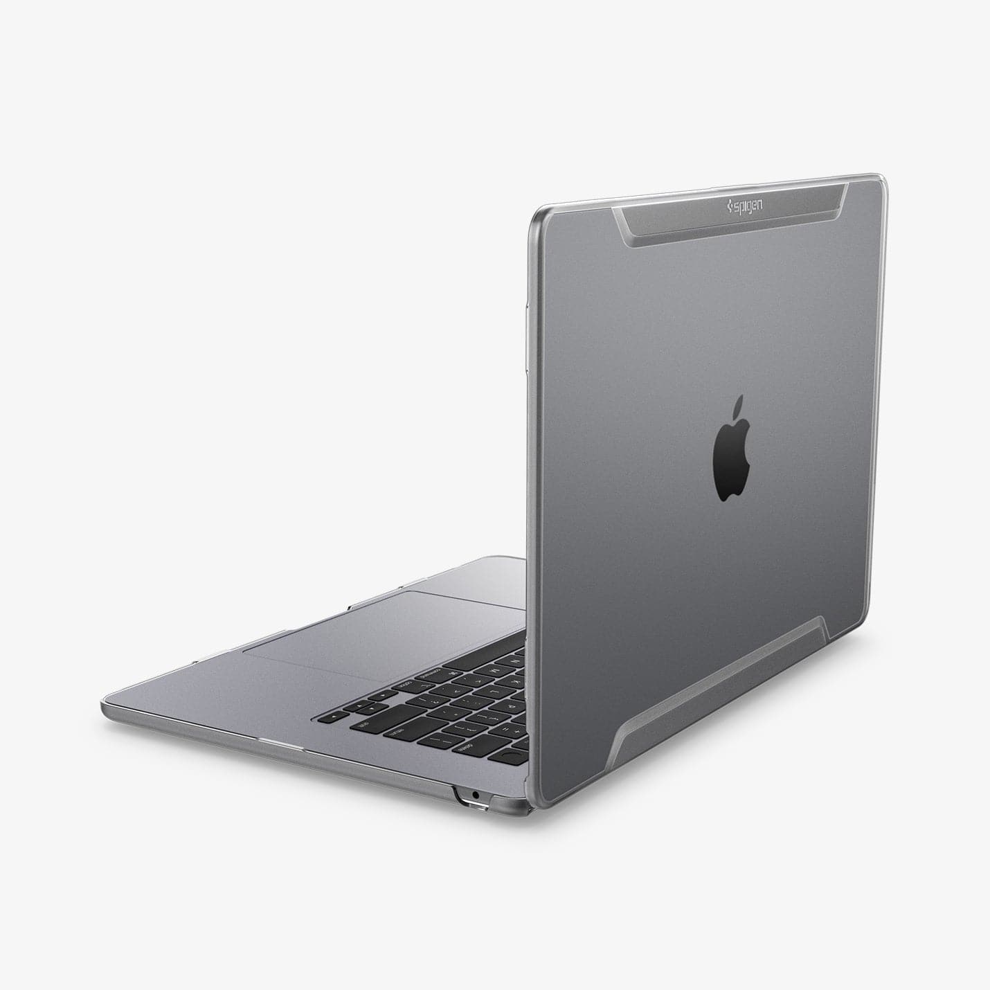 ACS06957 - MacBook Air 15-inch Case Thin Fit in Crystal Clear showing the back and side