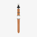 AMP06930 - Apple Watch (41mm)/Apple Watch (38mm) in etoupe showing the inside of watch band laid out flat