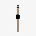 AMP06930 - Apple Watch (41mm)/Apple Watch (38mm) in etoupe showing the front with watch band laid out flat