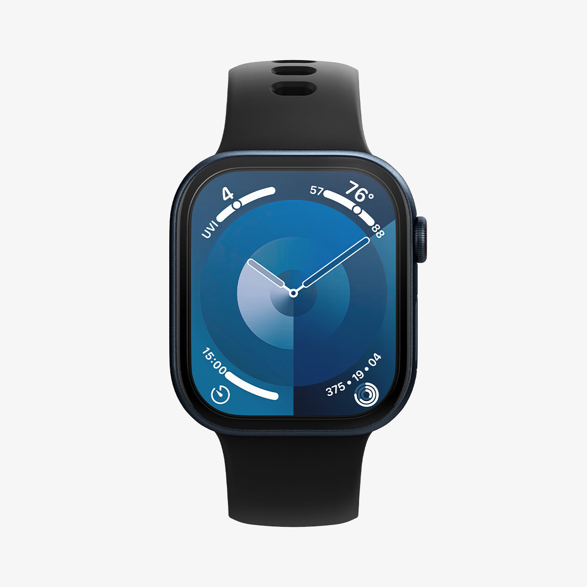 AFL08580 - Apple Watch 10 (42mm) EliteShield EZ Fit in Clear showing the front and sides