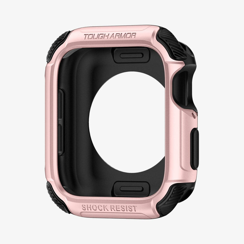 062CS24479 - Apple Watch Series (44mm) Case Tough Armor in rose gold showing the inside of case