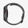 AMP02020 - Apple Watch (40mm) Liquid Air Pro in Black showing the side