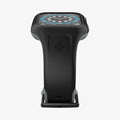 AMP02020 - Apple Watch (40mm) Liquid Air Pro in Black showing the partial front and side