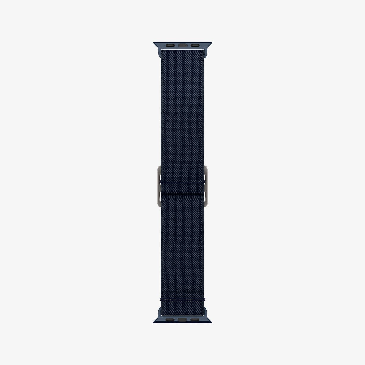 AMP02287 - Apple Watch Series (Apple Watch (49mm)/Apple Watch (45mm)/Apple Watch (42mm)) Watch Band Lite Fit in navy showing the watch band laid out flat