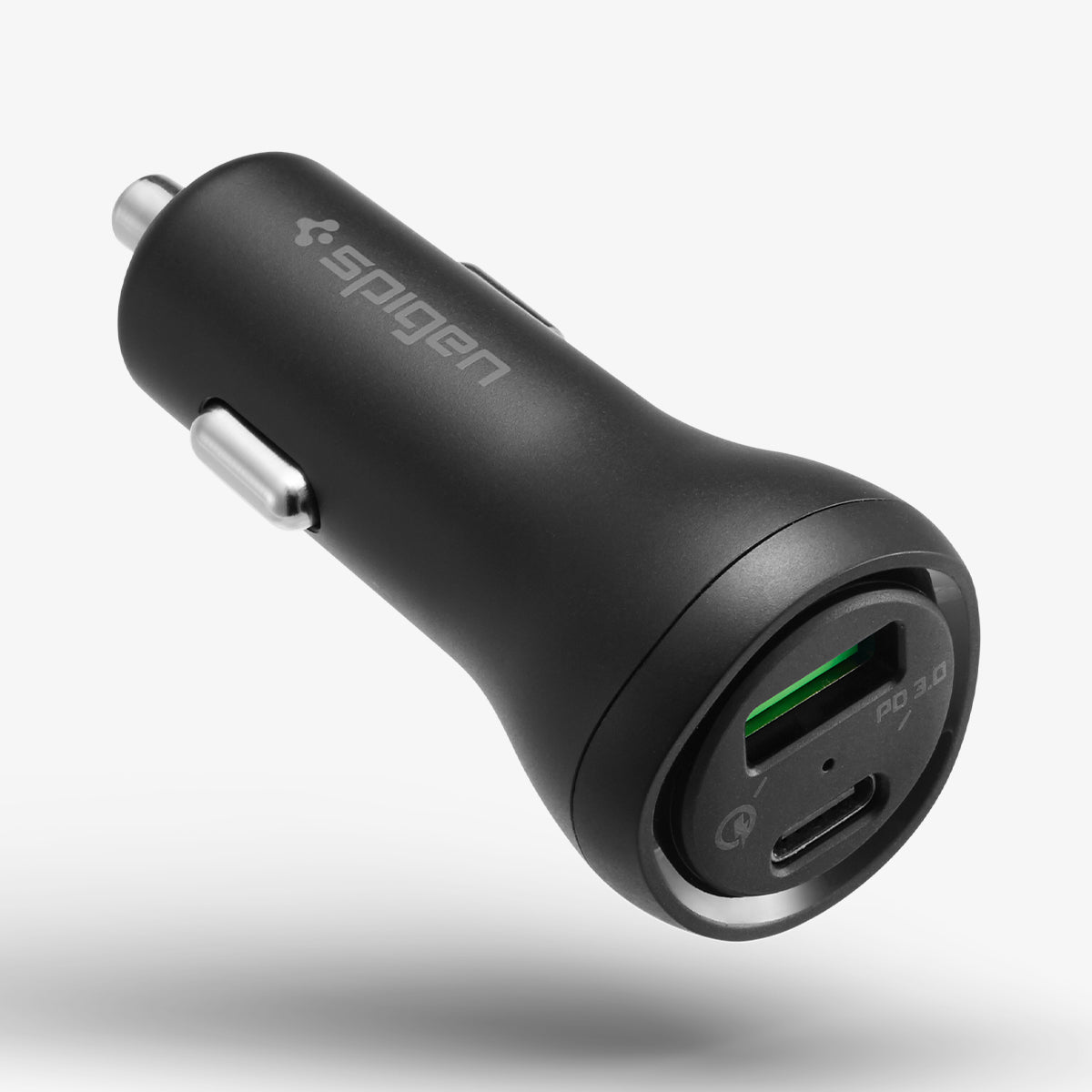 000CP25597 - SteadiBoost USB-C PD3.0 Car Charger showing the front and side