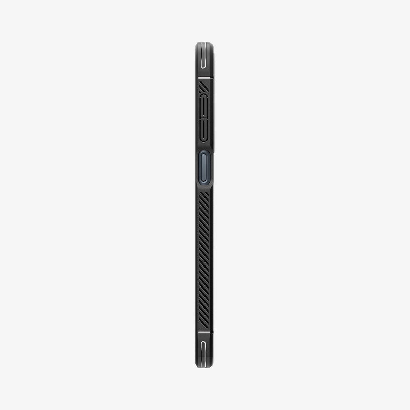 ACS08891 - Galaxy A16 5G Case Rugged Armor in Matte Black showing the side