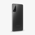 AGL04146 - Galaxy S22 5G Galaxy S22 Plus 5G Optik Lens Protector in black shown on upright phone camera lens