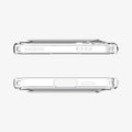 ACS08564 - Galaxy S24 FE Case Slim Armor Essential in Crystal Clear showing the top and bottom