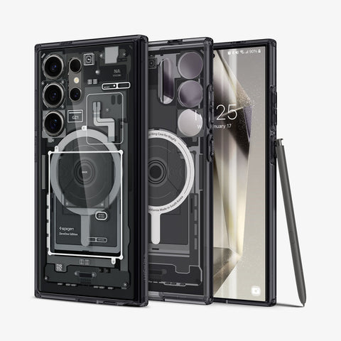 Galaxy S24 Series - Back Cover Case Ultra Hybrid Metal Ring Zero One (MagFit)