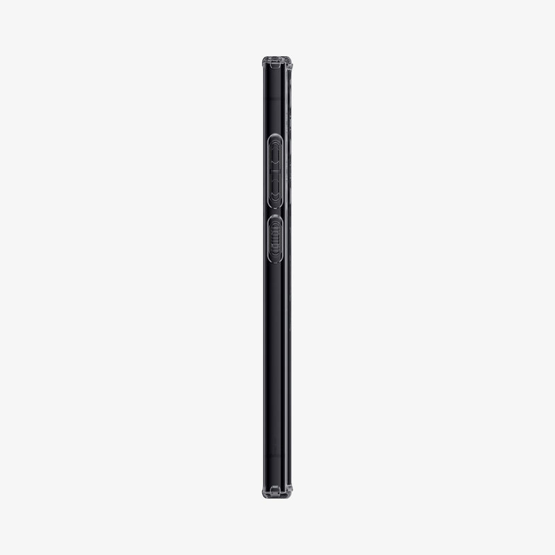ACS07298 - Galaxy S24 Ultra Case Ultra Hybrid Metal Ring Zero One (MagFit) in Zero One showing the side with side buttons