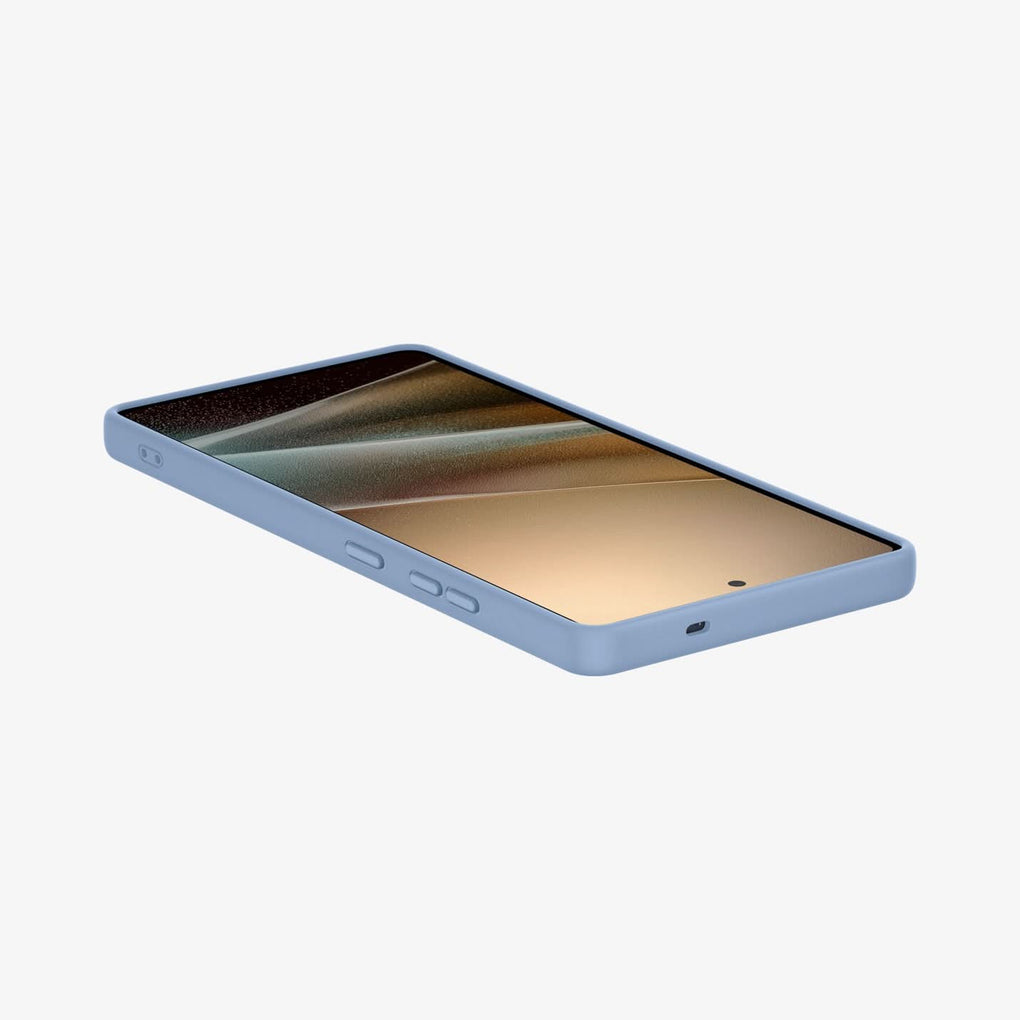ACS09018 - Galaxy S25 Ultra Case Silicone Fit (MagFit + Qi2 Ready) in Sapphire Blue showing the front, partial side and top
