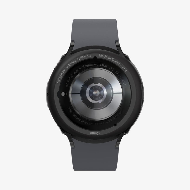 ACS03139 - Galaxy Watch 5/4 (40mm) Case Liquid Air in matte black showing the back