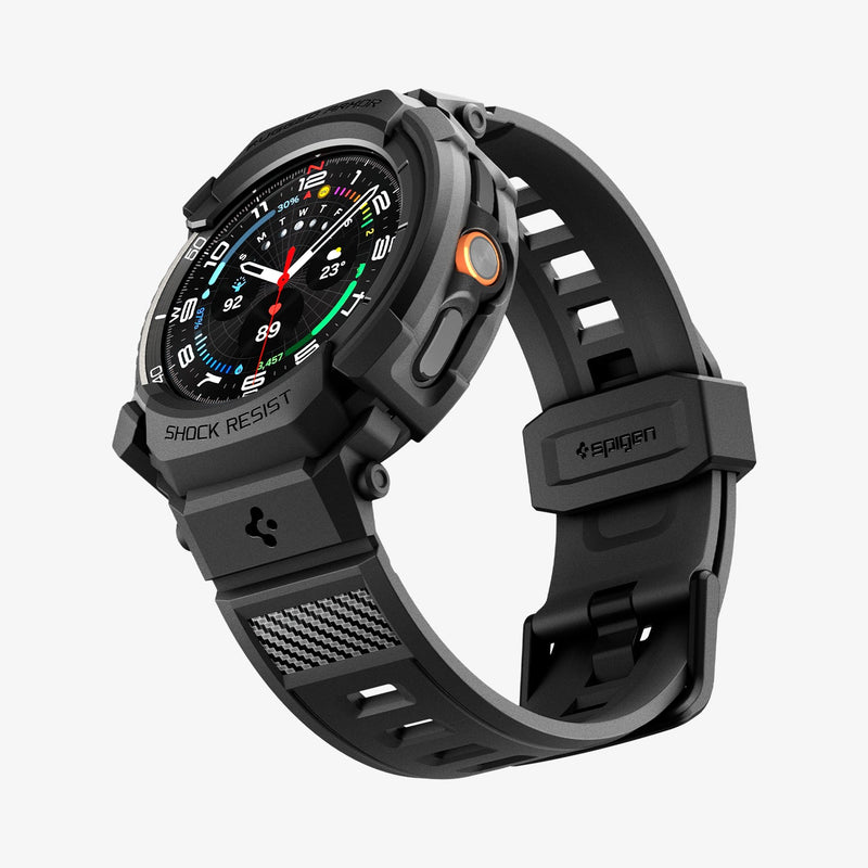 ACS10013 - Galaxy Watch 8 Rugged Armor Pro showing the front, side and bottom