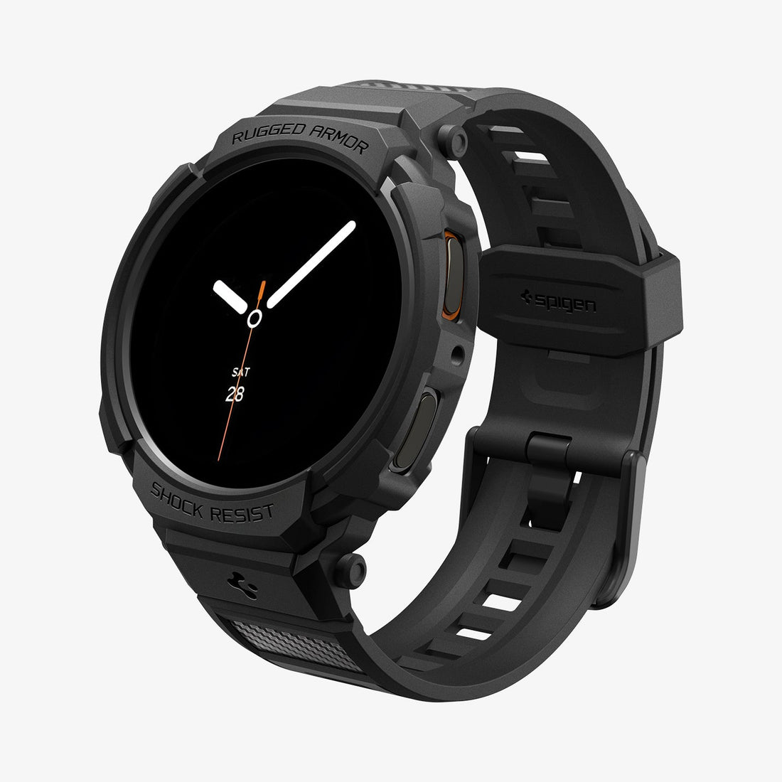 ACS10005 - Galaxy Watch 8 Rugged Armor Pro showing the front and partial side
