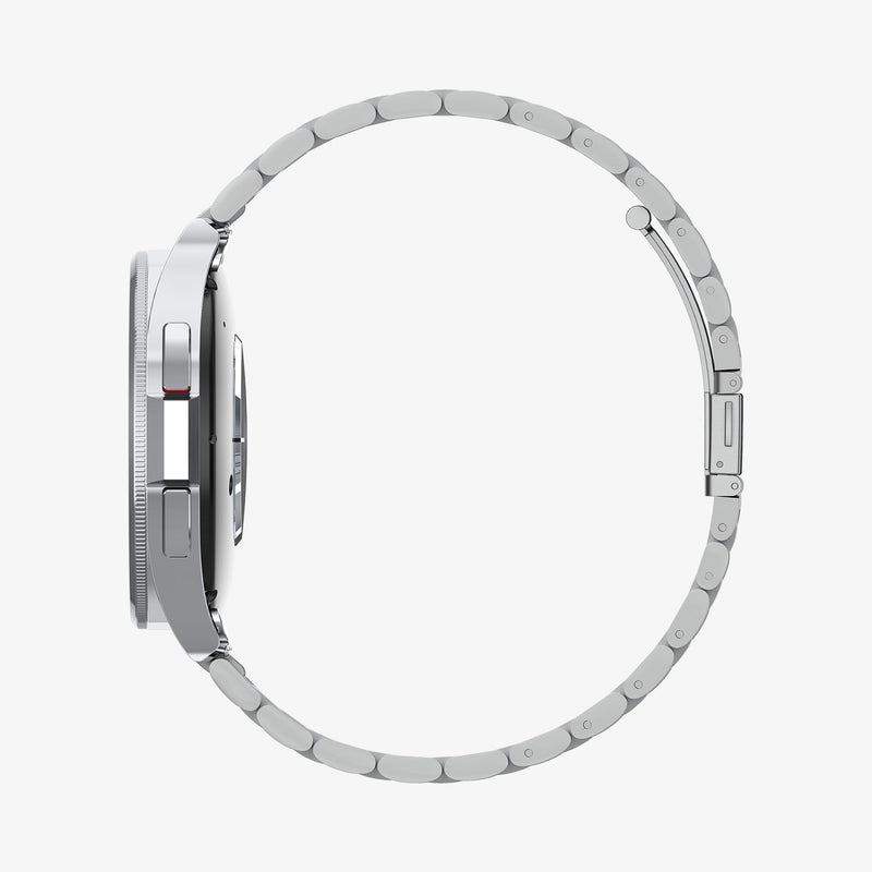 AMP06489 - Watch 6 Classic (47mm) Modern Fit 316L Band in Silver showing the side