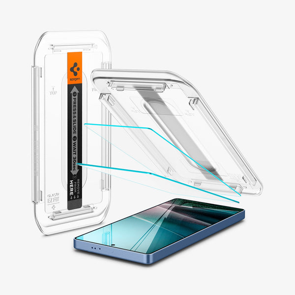 Galaxy S25 Series - GLAS.tR EZ Fit | Clear Screen Protectors - Pack of 2